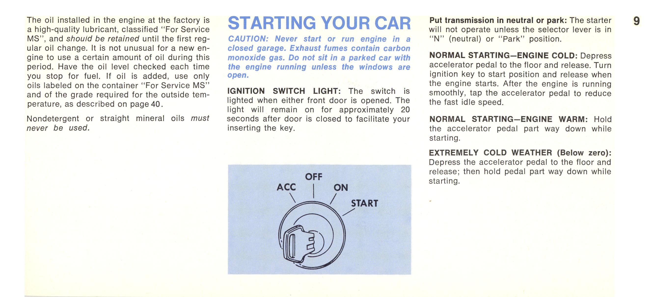 1968 Chrysler Imperial Owners Manual Page 25